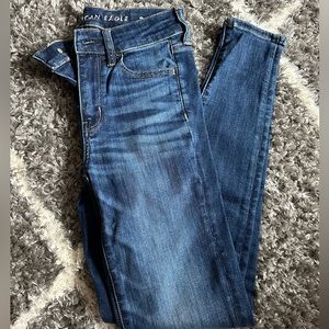 American eagle super high rise jegging.